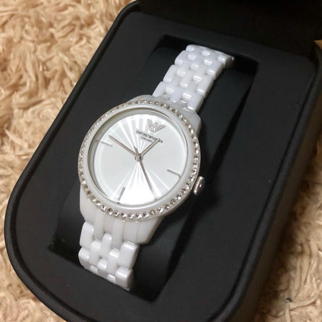 Emporio Armani Ceramic White Dial White Ceramic Bracelet Watch For Women - AR1477 Buy Now By Emporio Armani