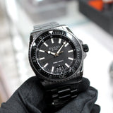 Shop Gucci Dive Quartz Black Dial Black Steel Strap Watch For Men - YA136205 in USA