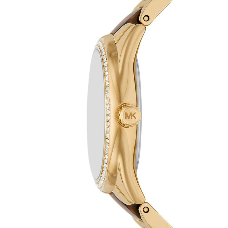Michael Kors Janelle Quartz Gold Dial Two Tone Steel Strap Watch For Women - MK4730 Buy Now By Michael Kors