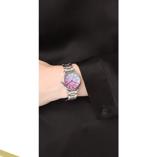 Marc Jacobs Roxy Pink Dial Silver Steel Strap Watch for Women - MJ3552 Buy Now By Marc Jacobs