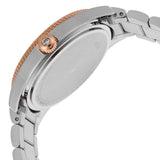 Bulova Crystal Collection Silver Dial Two Tone Steel Strap Watch for Women - 98N100 Buy Now By Bulova