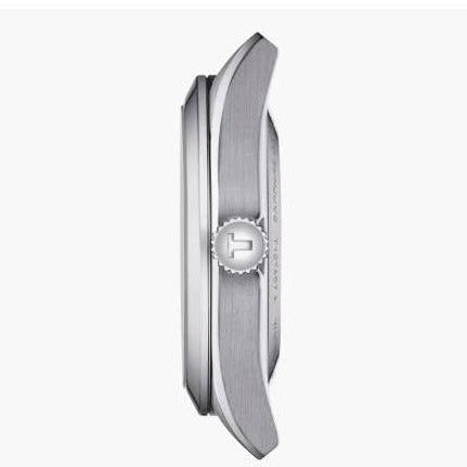 Tissot Gentleman Powermatic 80 Silicium Silver Dial Brown Leather Strap Watch For Men - T127.407.16.031.00 Buy Now By Tissot