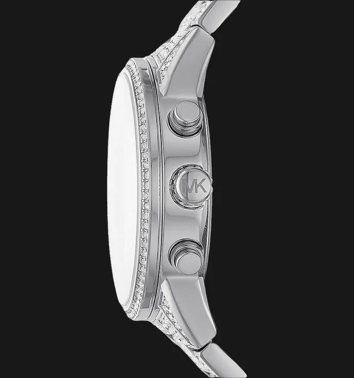 Michael Kors Ritz Chronograph Crystals Silver Dial Silver Steel Strap Watch for Women - MK6746 Buy Now By Michael Kors