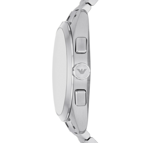 Emporio Armani Claudio Chronograph Blue Dial Silver Steel Strap Watch For Men - AR11541 Buy Now By Emporio Armani
