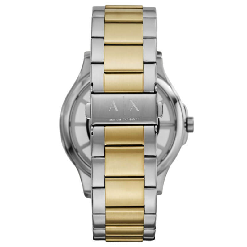 Armani Exchange Hampton Chronograph Grey Dial Two Tone Steel Strap Watch For Men - AX2403 Buy Now By Armani Exchange