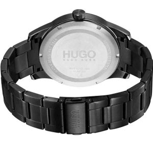Hugo Boss Aeroliner Black Dial Black Steel Strap Watch for Men - 1513275 Buy Now By Hugo Boss