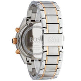Shop Hugo Boss Grand Prix Black Dial Two Tone Steel Strap Watch for Men - 1513473 in USA