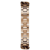 Shop Guess Vanity Rose Gold Dial Rose Gold Steel Strap Watch for Women - W1029L3 in USA
