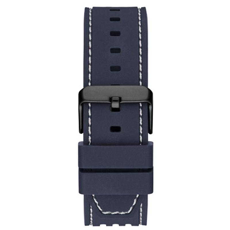 Guess Phoenix Chronograph Black Dial Black Rubber Strap Watch for Men - GW0499G1 Buy Now By Guess