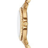 Michael Kors Everest Three-Hand Black Dial Gold Steel Strap Watch For Men - MK9078 Buy Now By Michael Kors