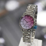 Marc Jacobs Roxy Pink Dial Silver Steel Strap Watch for Women - MJ3554 Buy Now By Marc Jacobs