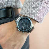 Tommy Hilfiger Trent Chronograph Grey Dial Grey Steel Strap Watch For Men - 1791806 Buy Now By Tommy Hilfiger