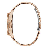 Guess Frontier Diamonds Rose Gold Dial Rose Gold Steel Strap Watch For Women - W1156L3 Buy Now By Guess