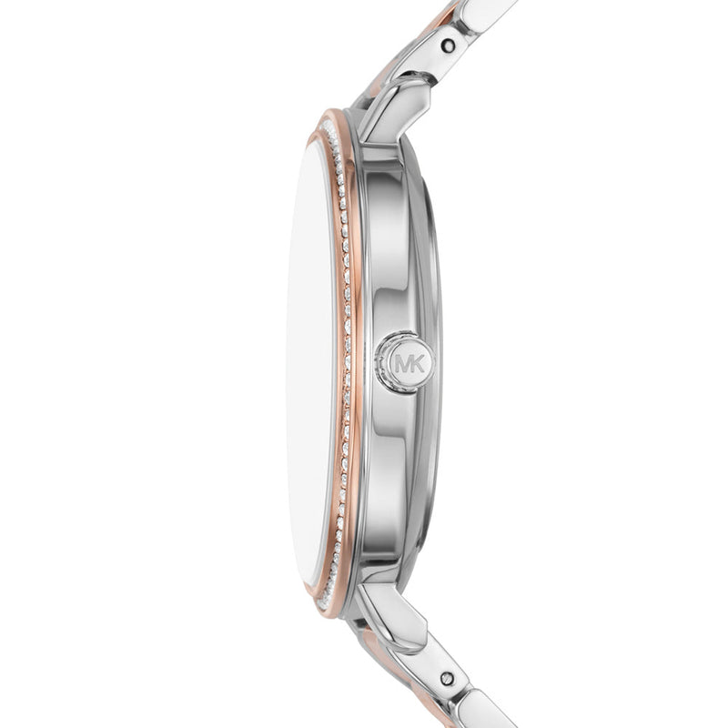 Michael Kors Pyper Quartz White Dial Two Tone Steel Strap Watch For Women - MK4667 Buy Now By Michael Kors