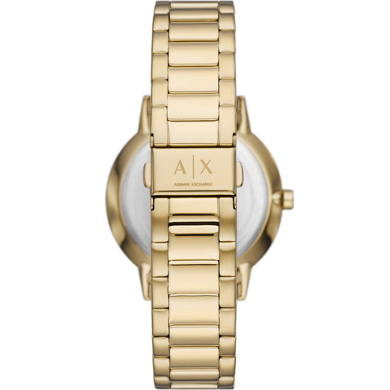 Armani Exchange Cayde Analog Gold Dial Gold Steel Strap Watch For Men - AX2707 Buy Now By Armani Exchange