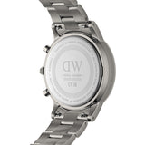 Daniel Wellington Iconic Link Chronograph Grey Dial Grey Steel Strap Watch for Men - DW00100643 Buy Now By Daniel Wellington