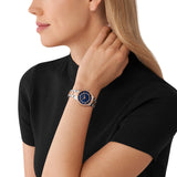 Michael Kors Lauryn Three-Hand Blue Dial Two Tone Steel Strap Watch for Women - MK4738 Buy Now By Michael Kors
