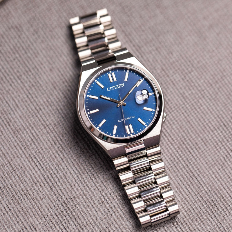 Citizen Tsuyosa Automatic Blue Dial Silver Steel Strap Watch For Men - NJ0150-81L Buy Now By Citizen