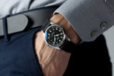 IWC Pilot's Mark XVIII 40mm Black Dial Black Leather Strap Watch for Men - IW327001 Buy Now By IWC