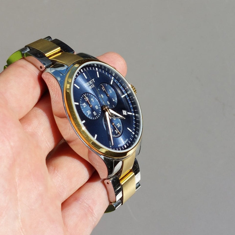 Tissot Chrono XL Classic Blue Dial Two Tone Steel Strap Watch for Men - T116.617.22.041.00 Buy Now By Tissot