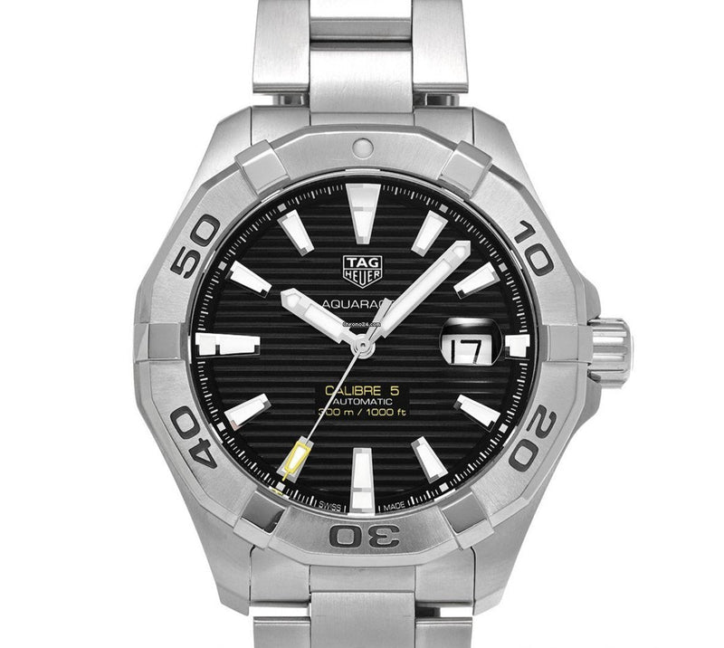 Shop Tag Heuer Aquaracer Black Dial Watch for Men - WAY2010.BA0927 in USA