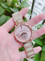 Michael Kors Portia Quartz Rose Gold Dial Rose Gold Steel Strap Watch For Women - MK3678 Buy Now By Michael Kors