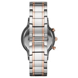 Emporio Armani Renato Chronograph Blue Dial Two Tone Steel Strap Watch For Men - AR80025 Buy Now By Emporio Armani
