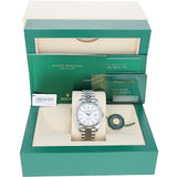 Shop Rolex Datejust 41 White Dial Silver Jubilee Bracelet Watch for Men - M126334-0010 in USA