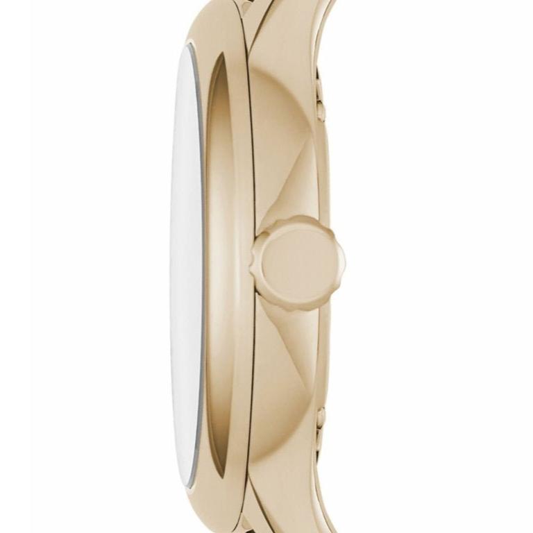 Shop Burberry The Classic Champagne Gold Dial Brown Leather Strap Watch for Women - BU10101 in USA
