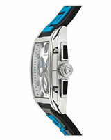 Versace Dominus Chronograph Silver Dial Black Rubber Strap Watch For Men - VE6H00123 Buy Now By Versace