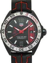 Tag Heuer Formula 1 Senna Special Edition Black Dial Two Tone Rubber Strap Watch for Men - WAZ1014.FT8027 Buy Now By Tag Heuer