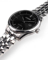 Citizen Eco Drive Black Dial Silver Steel Strap Watch For Men - BM7250-56E Buy Now By Citizen