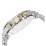 Hugo Boss Navigator Chronograph White Dial Two Tone Steel Strap Watch for Men - 1513499