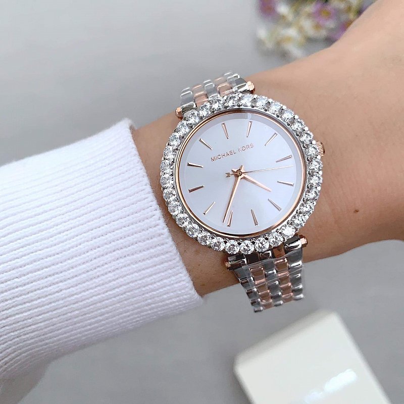Michael Kors Darci Quartz Silver Dial Two Tone Steel Strap Watch For Women - MK4515 Buy Now By Michael Kors