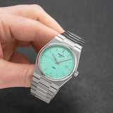 Tissot PRX Quartz Light Green Dial Silver Steel Strap Watch for Men - T137.410.11.091.01 Buy Now By Tissot