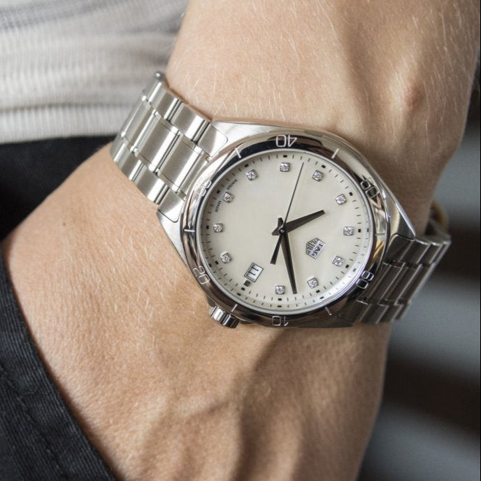 Tag Heuer Formula 1 Diamonds Mother of Pearl White Dial Watch for Women - WBJ1319.BA0666