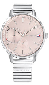 Tommy Hilfiger Brooke Pink Dial Silver Steel Strap Watch for Women - 1782020 Buy Now By Tommy Hilfiger