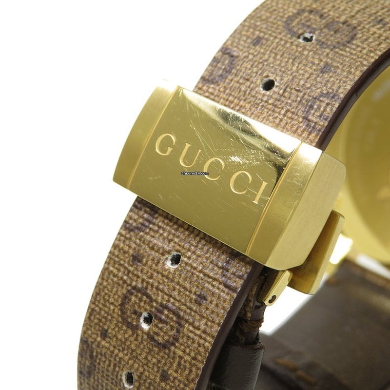 Gucci Dive Doraemon Brown Dial Brown Leather Strap Watch For Men - YA136334 Buy Now By Gucci