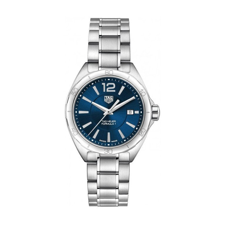 Shop Tag Heuer Formula 1 Quartz Blue Dial Silver Steel Strap Watch for Women - WBJ1412.BA0664 in USA