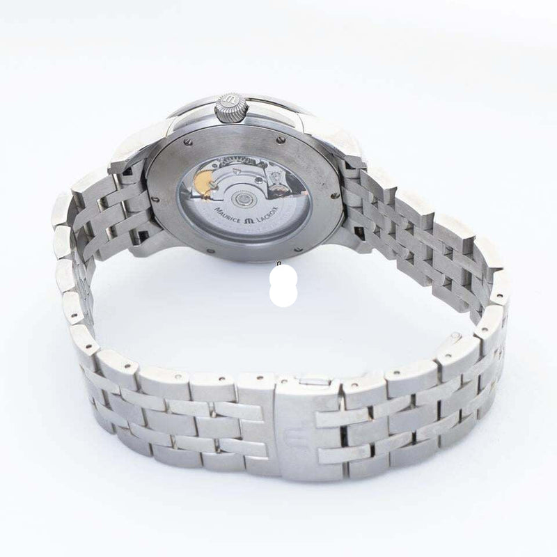 Maurice Lacroix Pontos Date Silver Dial Silver Steel Strap Watch For Men - PT6148-SS002-131-1 Buy Now By Maurice Lacroix
