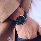 Daniel Wellington Classic Reading Black Dial Black Leather Strap Watch For Women - DW00100147 Buy Now By Daniel Wellington