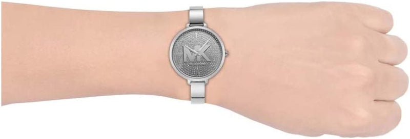 Michael Kors Charley Quartz Crystals Silver Dial Silver Steel Strap Watch For Women - MK4432 Buy Now By Michael Kors