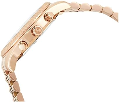 Michael Kors Lexington Chronograph White Dial Rose Gold Steel Strap Watch For Women - MK8313 Buy Now By Michael Kors