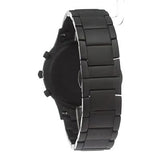 Emporio Armani Renato Chronograph Mother of Pearl Black Dial Black Steel Strap Watch For Men - AR11275 Buy Now By Emporio Armani