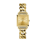 Shop Guess Vanity Gold Dial Gold Steel Strap Watch for Women - W1029L2 in USA
