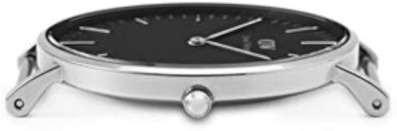 Daniel Wellington Classic Sheffield Black Dial Black Leather Strap Watch For Women - DW00100145 Buy Now By Daniel Wellington