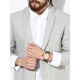 Guess Force Multi Function White Dial Blue Leather Strap Watch For Men - W0674G7 Buy Now By Guess