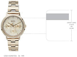 Hugo Boss Prima Gold Dial Gold Steel Strap Watch for Women - 1502571 Buy Now By Hugo Boss