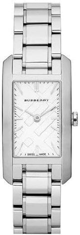 Shop Burberry Heritage Silver Dial Silver Steel Strap Watch For Women - BU9500 in USA