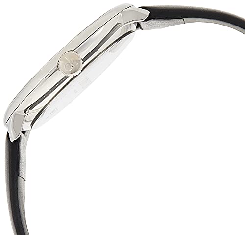 Calvin Klein High Noon Quartz Black Dial Black Leather Strap Watch for Men - K8M211C1 Buy Now By Calvin Klein